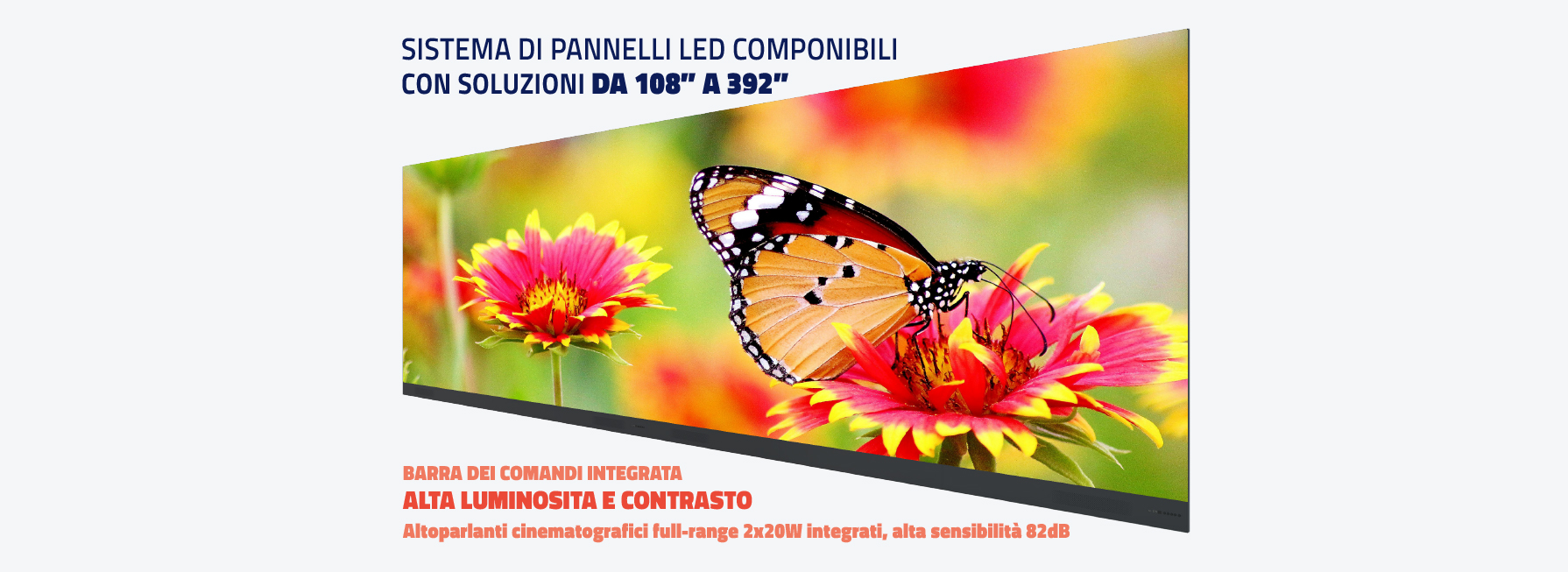 DISPLAY LED ALL-IN-ONE MODULARI ultra sottili