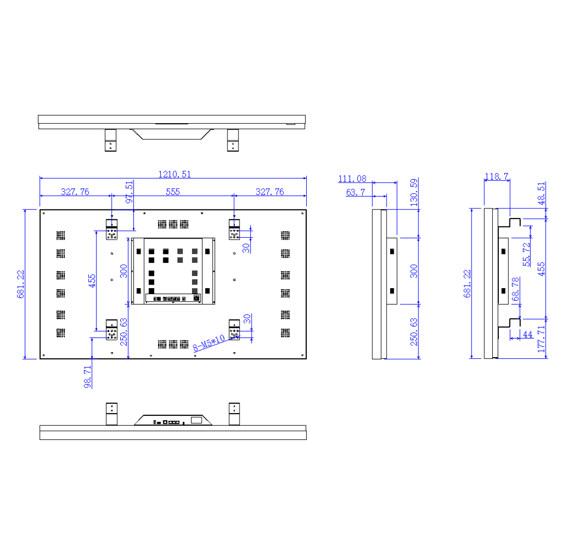Display Videowall LCD 55″