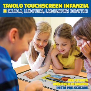 Tavolo Interattivo Infanzia — Bordo in Legno